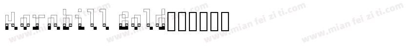 Hornbill Bold字体转换